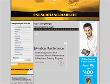 Tablet Screenshot of csengohang.madi.hu